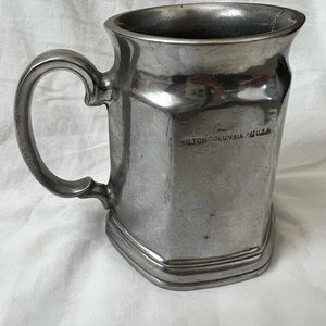 Wilton Columbia Pewter Metal Mug